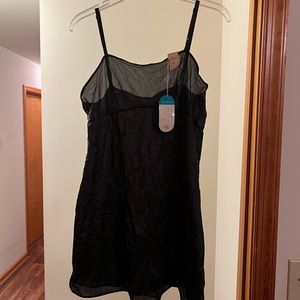 Van Raalte Vintage Black Slip Suavette Antron III Nylon NWT Chemisette Size 36